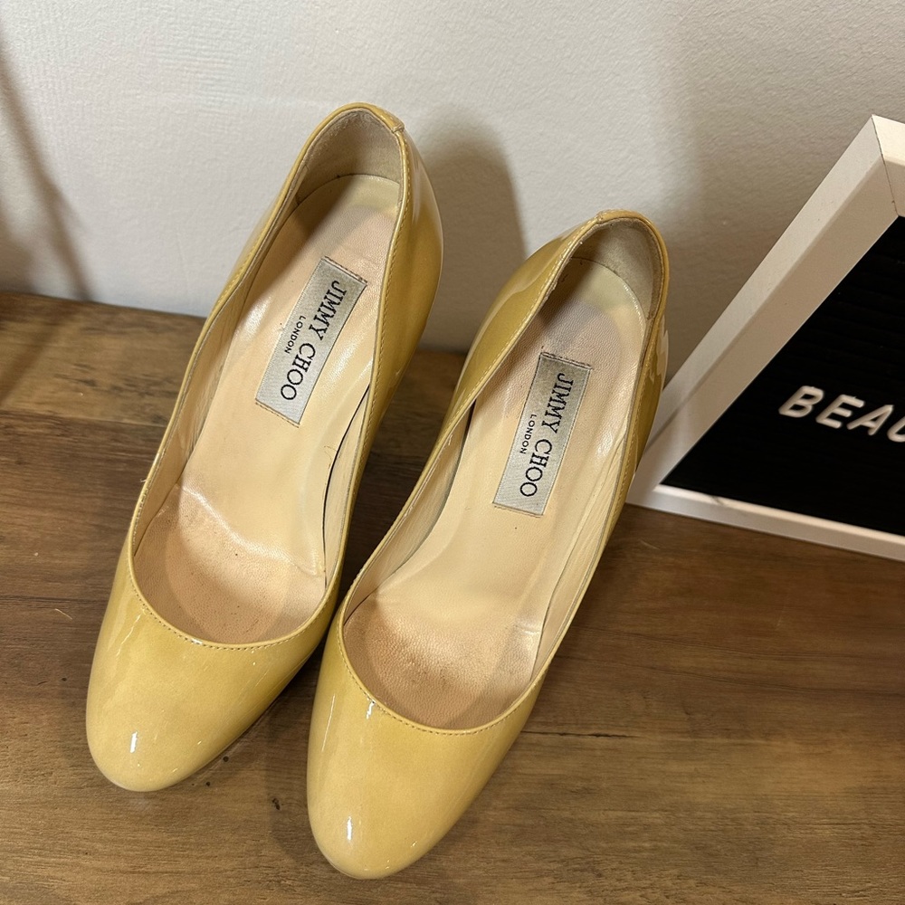 Jimmy Choo Patent Pumps - Picture 5 of 6